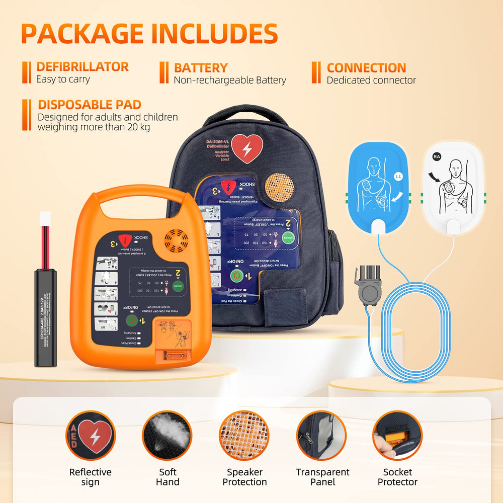 JIALANRW AED compact design supports easy storage.