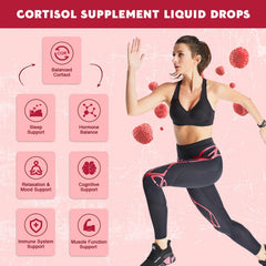 JIANKYTZ Cortisol Drops ingredient sources image with key nutrients.