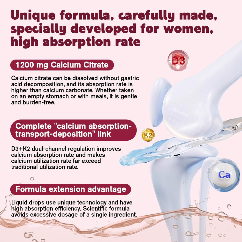 JIANKYTZ vitamin D3 K2 drops emphasize bone density support and dental health.