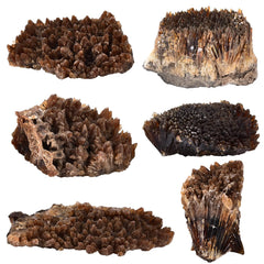 JIC Gem amber calcite cluster geode weighs 1.1-1.54 lbs for substantial display