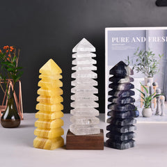 JIC Gem clear quartz tower as a unique collectible for crystal lovers