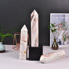 JIC Gem crystal healing wand ideal for meditation and grid work.