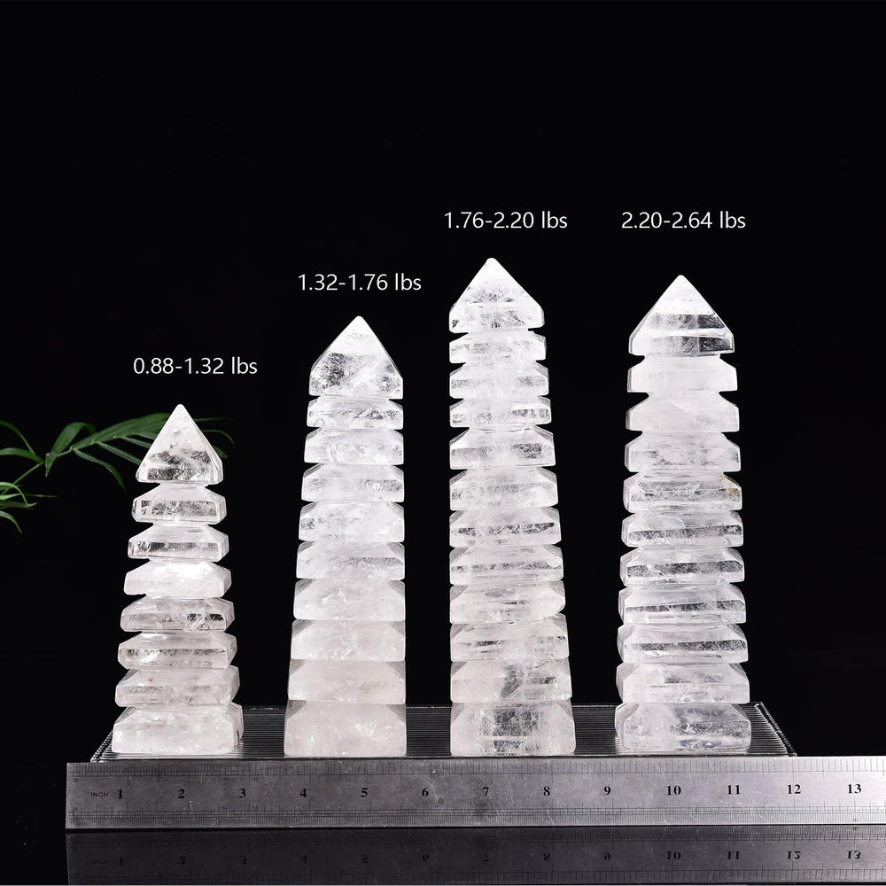 JIC Gem crystal tower for office decor enhances focus and ambiance