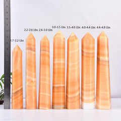 JIC Gem extra large yellow calcite crystal for elegant home decor.
