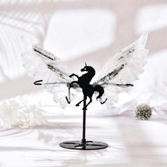 JIC Gem Ghost Crystal Unicorn Wings may invite calm ambiance.