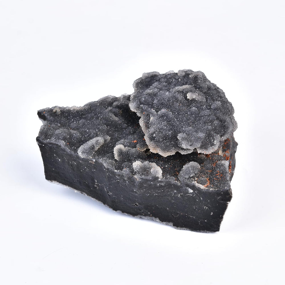 JIC Gem gray sphalerite crystal cluster closeup shows natural color variations