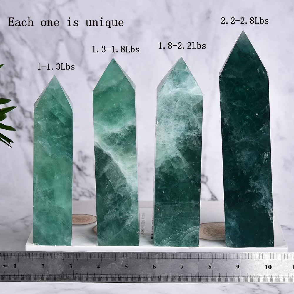 JIC Gem green fluorite heart chakra focus aids emotional balance in practice.