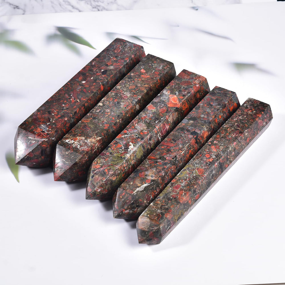 JIC Gem Brazilian red agate enhances balance in emotional and physical spaces.