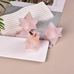 JIC Gem merkaba paperweight adds calming stone energy to your desk.