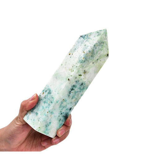 JIC Gem Phoenix Pine obelisk tower for meditation and calm energy