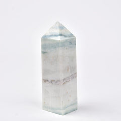 JIC Gem quartz tower point concentrates energy for focus
