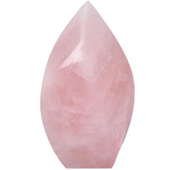 JIC Gem rose quartz obelisk tower concentrates energy for calm spaces.