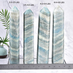 JIC Gem trolleite obelisk tower weighs 3.5-4 pounds for grounding