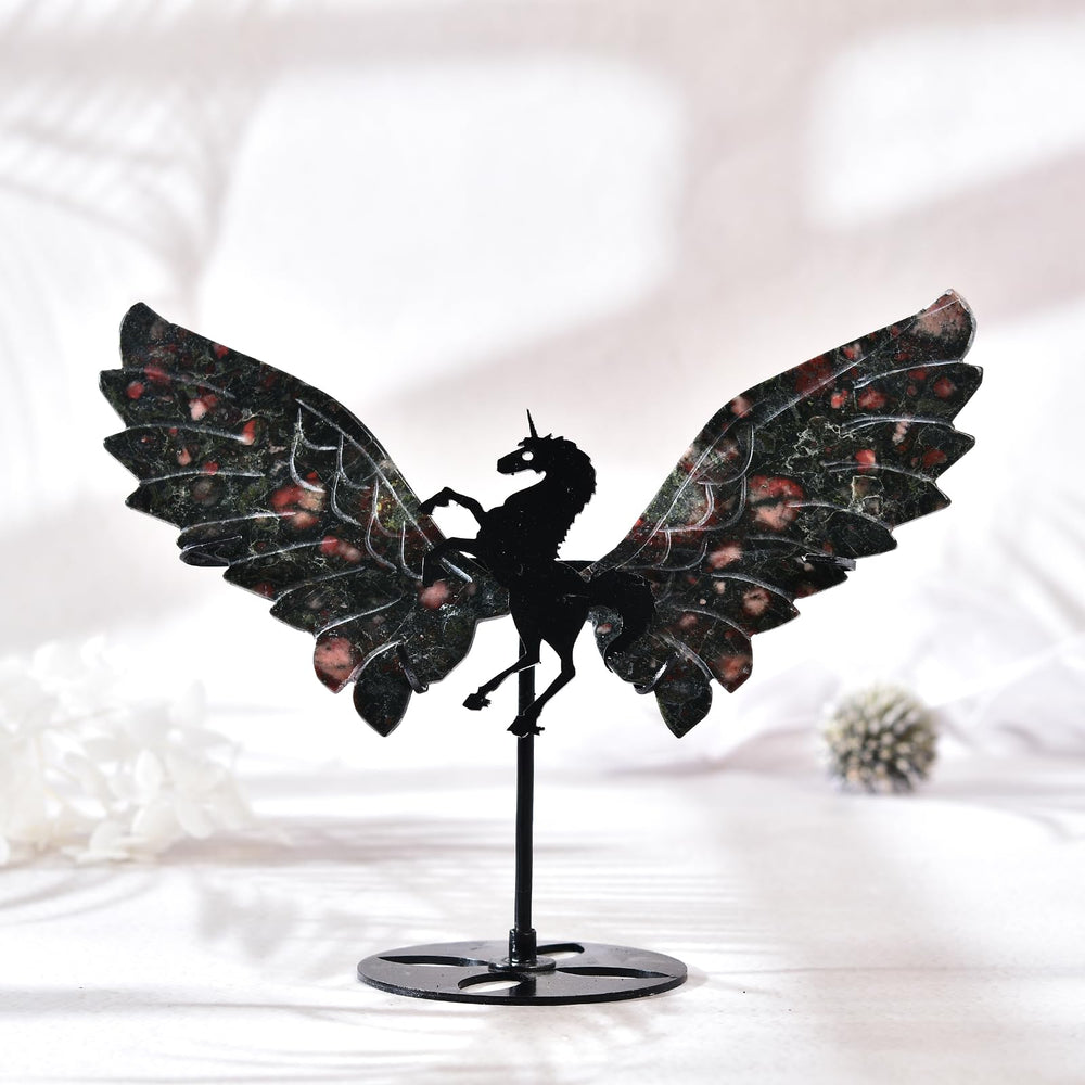 JIC Gem jade unicorn wings make a thoughtful gift for crystal collectors.