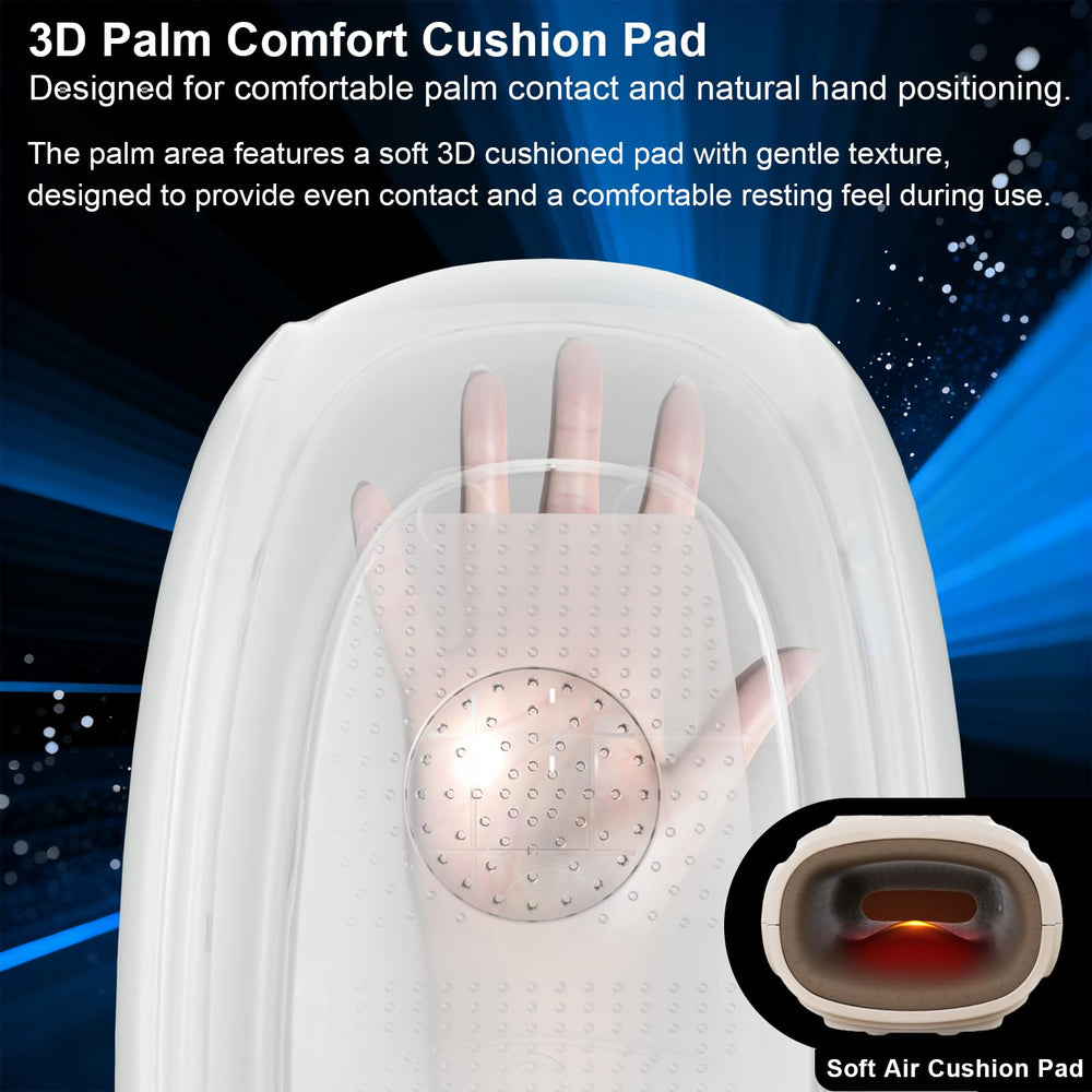 JIEJUNJIE full-hand compression wrap covers wrist, palm, and fingers.
