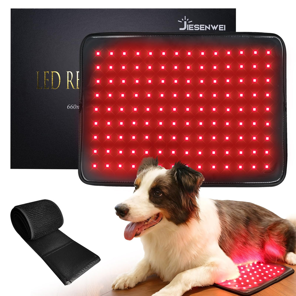 JIESENWEI red infrared light pad front view for pets, gentle warmth