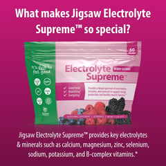Jigsaw Electrolyte Supreme travel pack for gym sessions