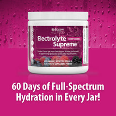 Jigsaw Health Electrolyte Supreme family serving option for parents and kids.