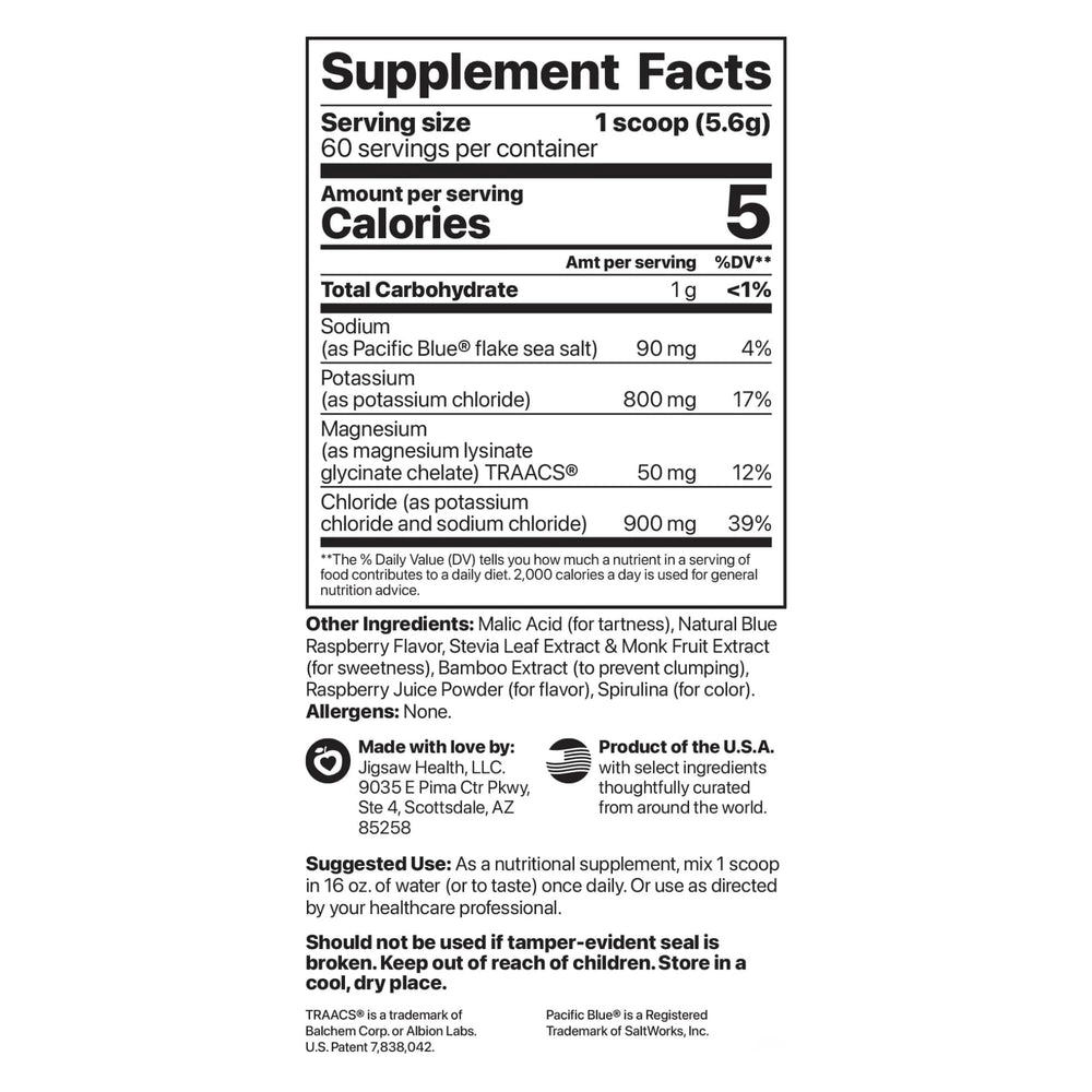 Scooping Jigsaw Health Potassium Cocktail to replenish electrolytes during activity