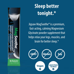 Jigsaw MagSoothe 60-serving pouch highlights value and convenience for daily use.