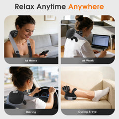 JINGTIEDA travel-friendly rechargeable neck massager for on-the-go relief
