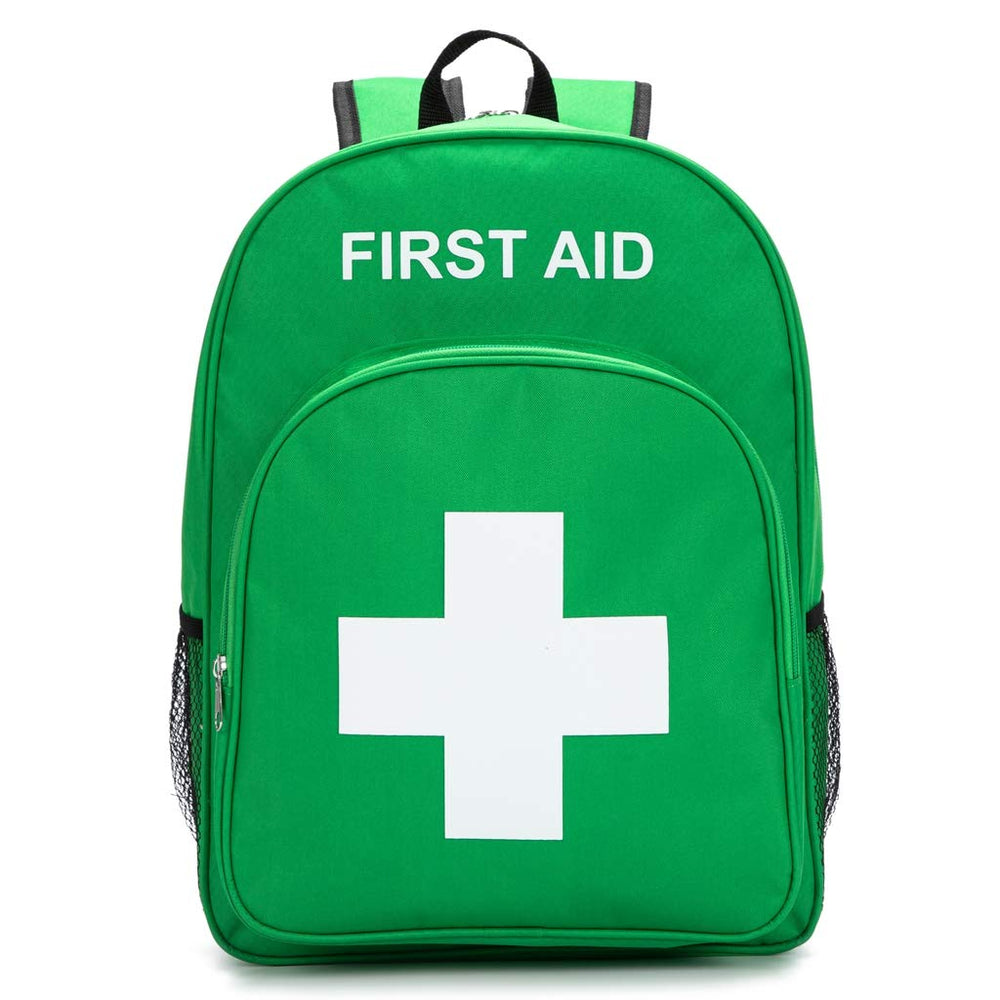 Jipemtra red emergency bag side pocket for organized storage of essentials during activities