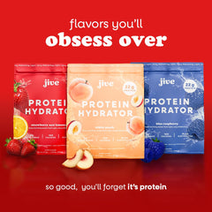 Product packaging on shelf indicates convenient, guilt-free fueling.