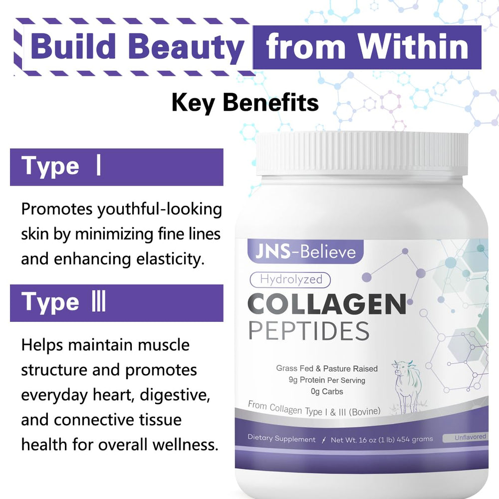 JNS-Believe collagen blends into coffee for a smooth morning boost.