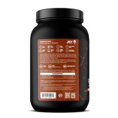 JNX SPORTS The Curse! shake poured into glass for quick protein.