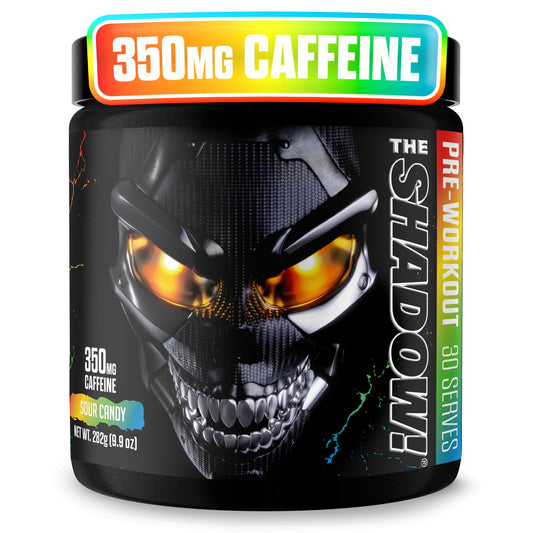 JNX Sports The Shadow can highlights high-stim energy for intense workouts.