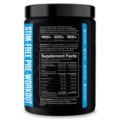 JNX Sports The Curse! Pump powder scoop illustrating non-stimulant pre-workout.