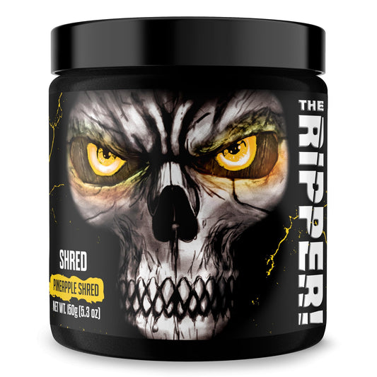 JNX Sports The Ripper Pineapple Shred bottle, a thermogenic fat burner for workouts.