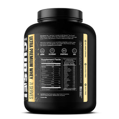 Closeup of JNX SPORTS The Curse! whey isolate Vanilla Bean powder
