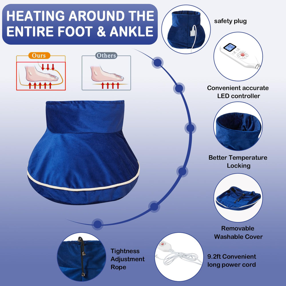 JOBYNA foot warming pad in shoe heat demonstrates even distribution for all day comfort