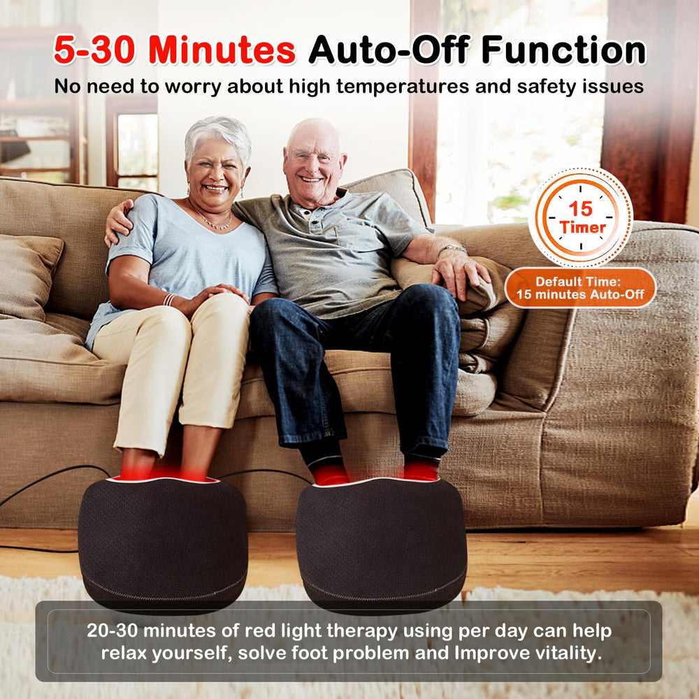 JOBYNA infrared 850nm deep-penetration light for comfortable toe-to-heel coverage.