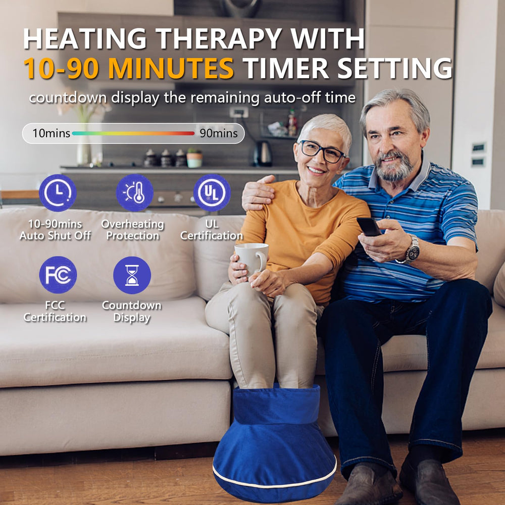 JOBYNA large foot warmer use at home office scene shows versatile comfort anywhere
