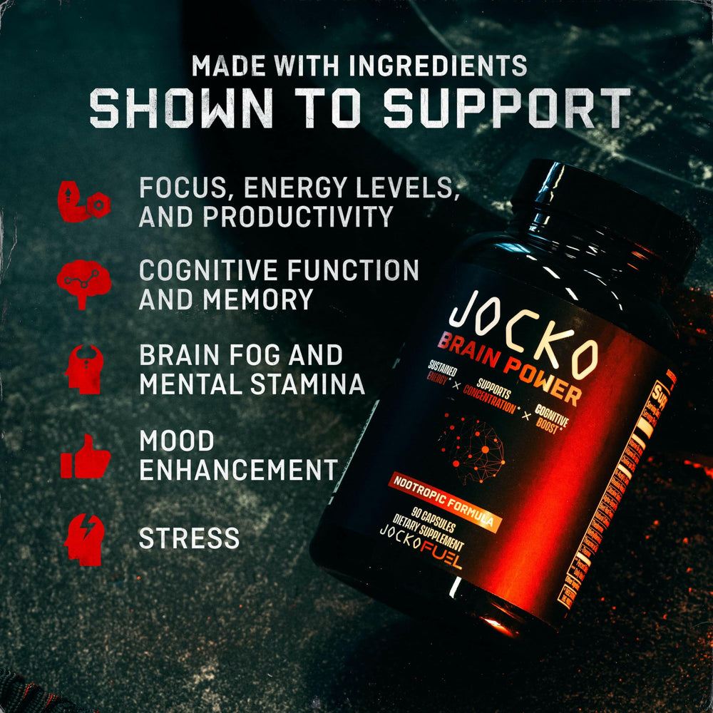 Alpha-GPC closeup on Brain Power bottle indicating memory support potential.