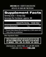 Jocko Fuel Creatine Monohydrate powder mixing into liquid for easy use.