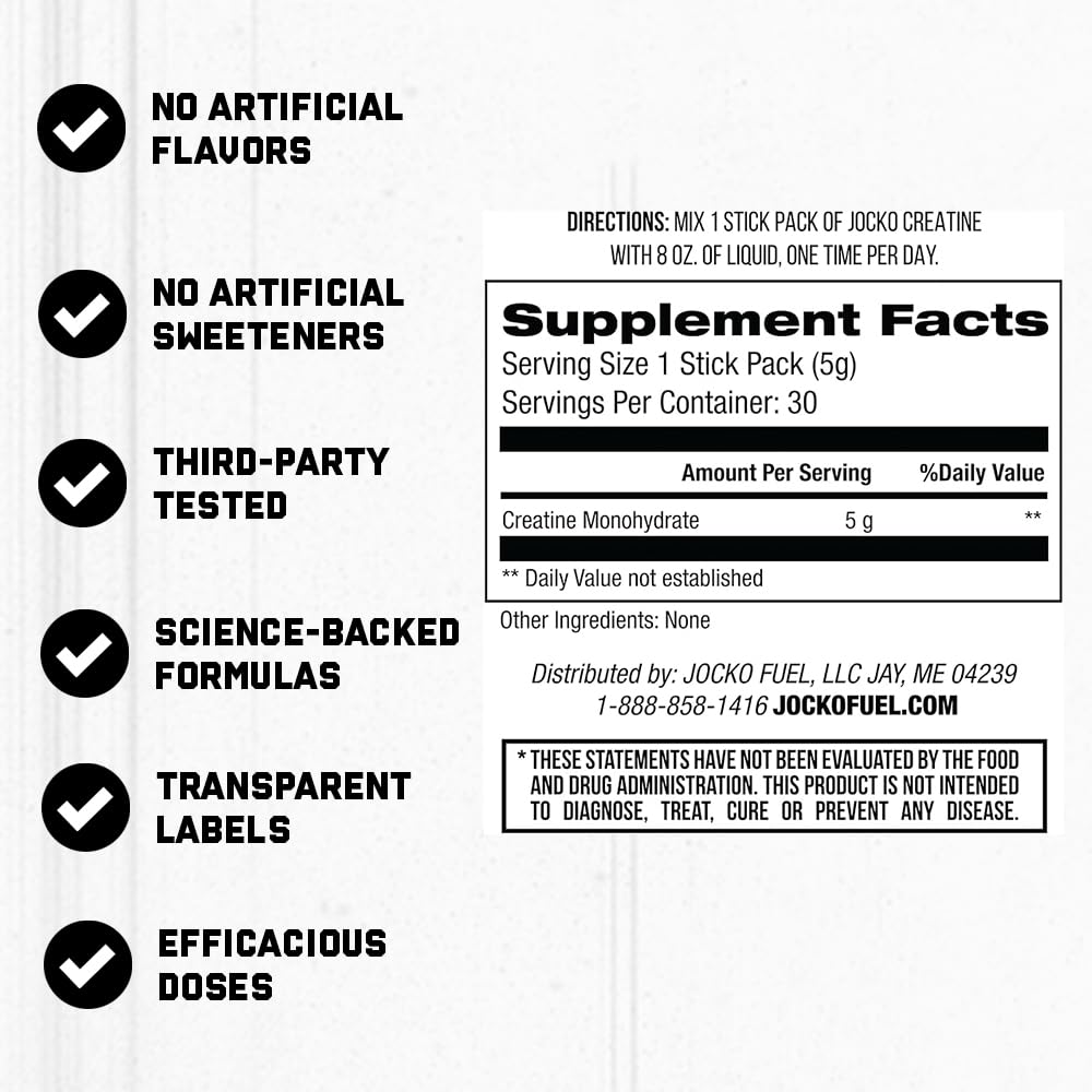 Pouring Jocko Fuel Creatine Stick Packs into a glass for quick mixing.