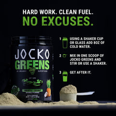 Jocko Fuel Daily Greens spoon measures a serving for daily use.