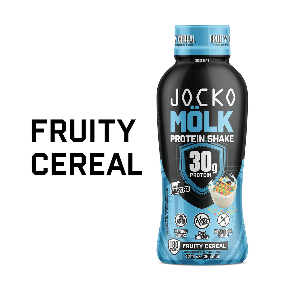 Jocko Mölk no added sugar seal communicates Keto-friendly profile.