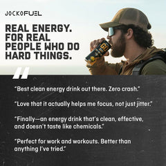 Jocko GO Nitro Pop in gym bag offers convenient energy.