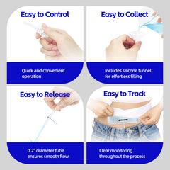JORVONR urine test kit release outlets enable precise flow control.