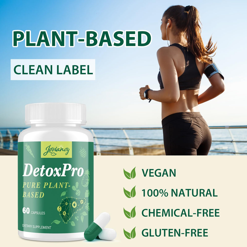 Digestive balance concept with capsules and leafy greens visuals