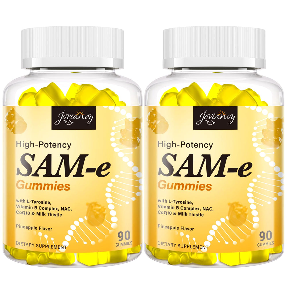Jovianoy SAM-e gummies pineapple packaging for mood and joint support