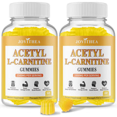 JOVITHEA Acetyl L-Carnitine Gummies 2-pack display emphasizing energy and focus