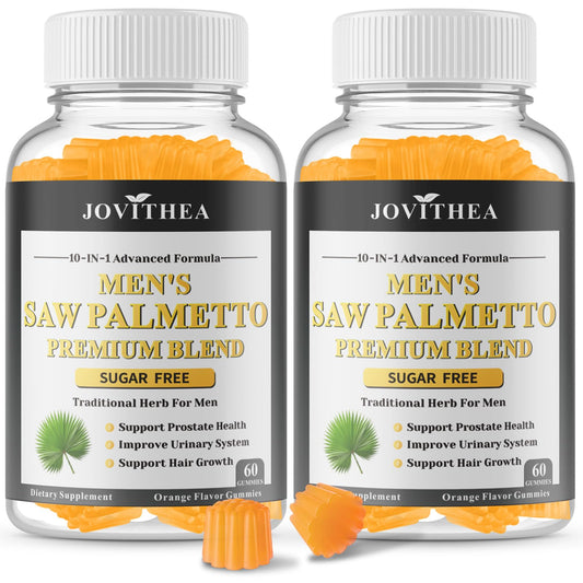 JOVITHEA Saw Palmetto Gummies two-pack for prostate support and wellness