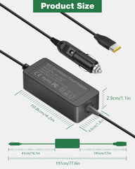 JOVNO 24V DC car adapter plugs into a cigarette lighter for CPAP use on the go