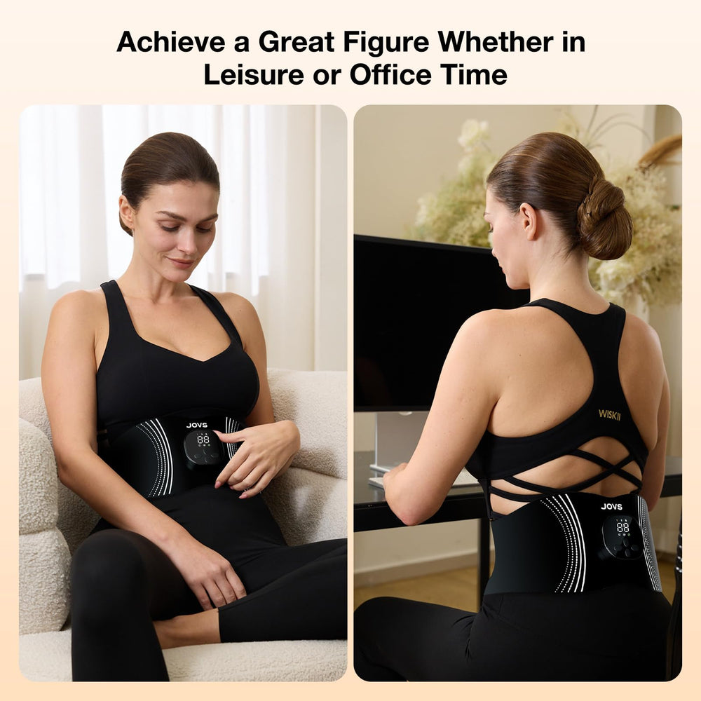 Eight-segment flexible joints fit waists from 27 to 41 inches.