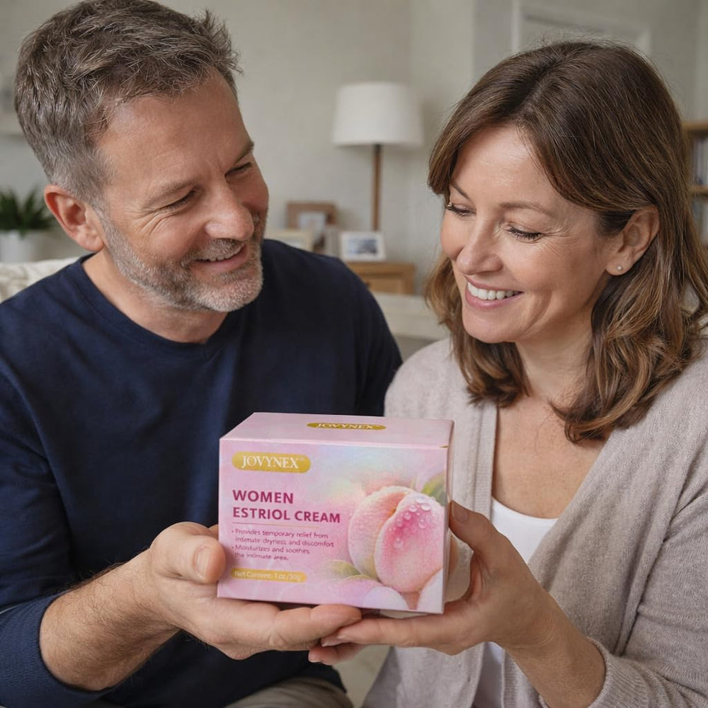 JOVYNEX daily application steps for menopausal comfort
